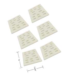 Sams Y0005XC-2, Y0101XC, Y0101XC, Y0202XCLP, Y0202XCNG, 608SB, 9803S, Bakers Chefs 9905TB, Stainless Heat Shield(4-Pack)